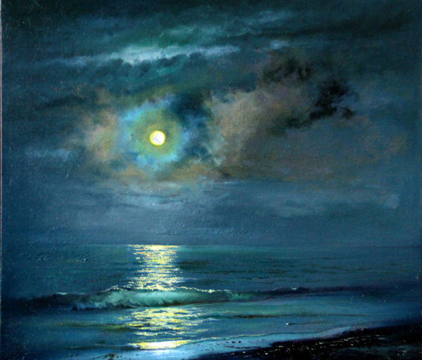 Лунная ночь на море