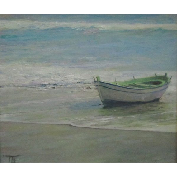 Художник Сорин море лодки