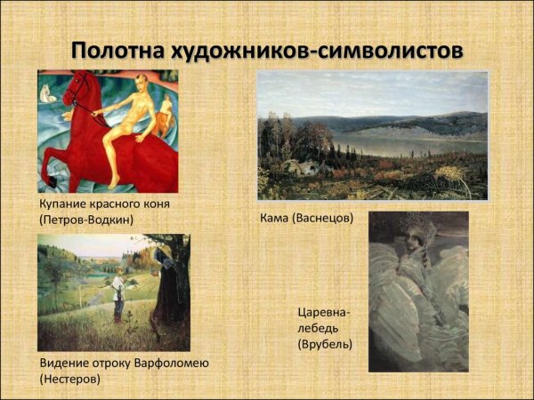 Символизм серебряного века картины