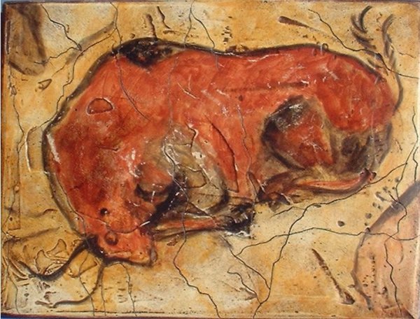 Первобытное искусство живопись пещера Альтамира в Испании