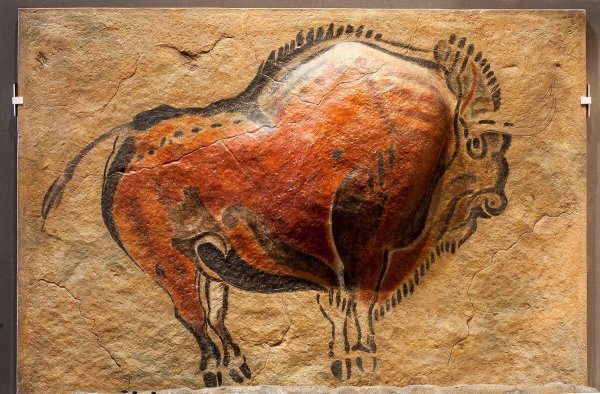 Бизон палеолит пещера Альтамира Испания