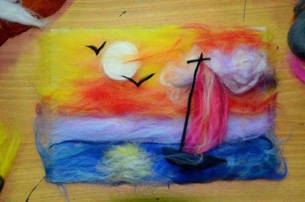 Кружок для валяния. Валяния из шерсти