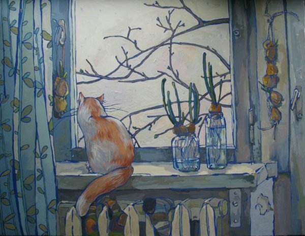 Станковая композиция животные