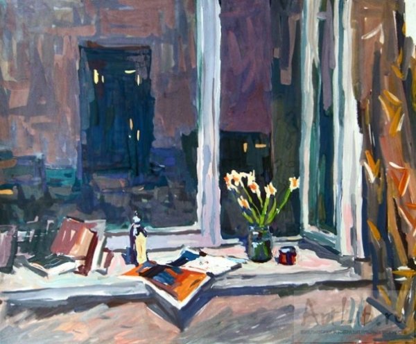 Натюрморт на ночном окне