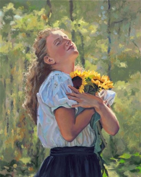 Радость акварель