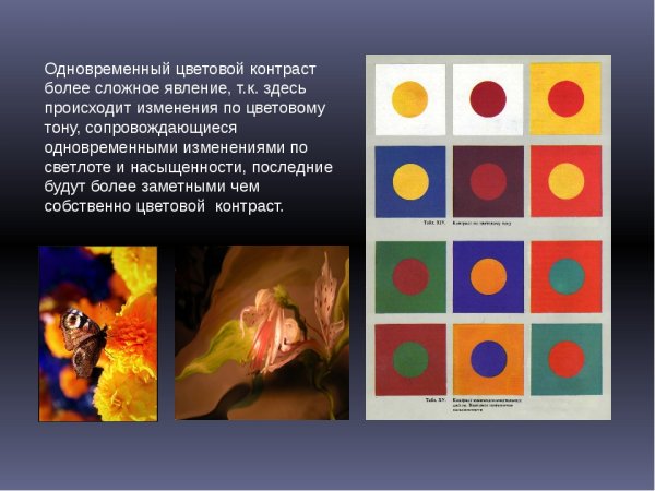 Цветовой контраст в живописи