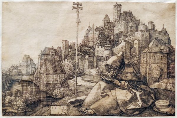 Гравюры Альбрехт Дюрер Святой Антоний