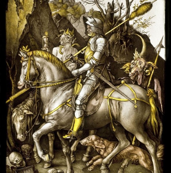 Дюрер рыцарь смерть и дьявол