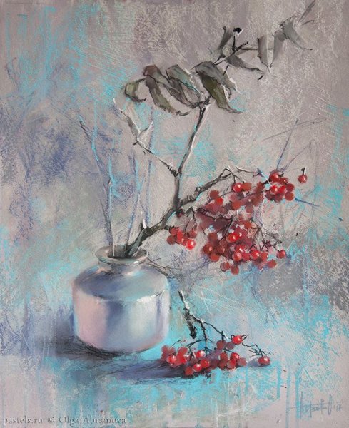 Ольга Абрамова пастель натюрморт