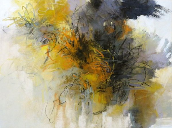 Ольга Абрамова пастель картины кувшинки