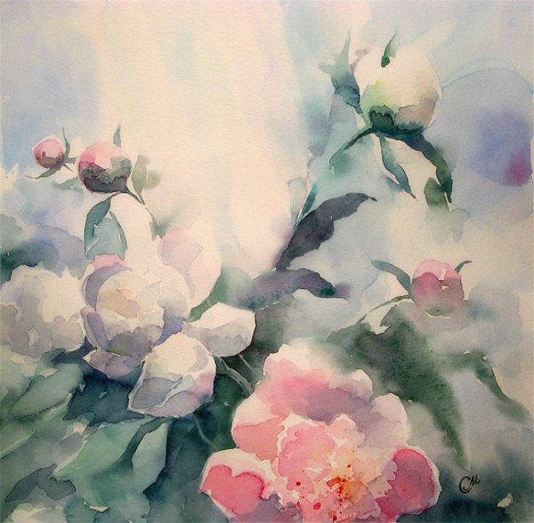 Абстракция в бирюзовых тонах