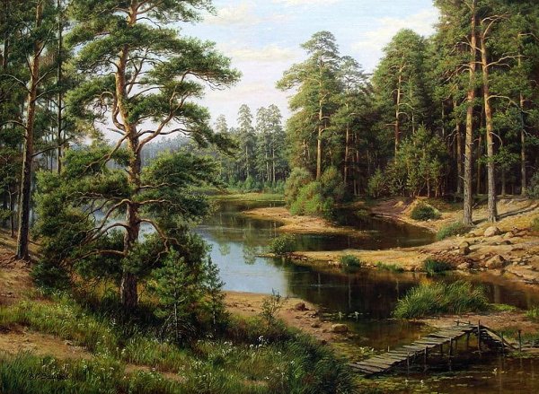 Виталий Зайцев "Лесное озеро"