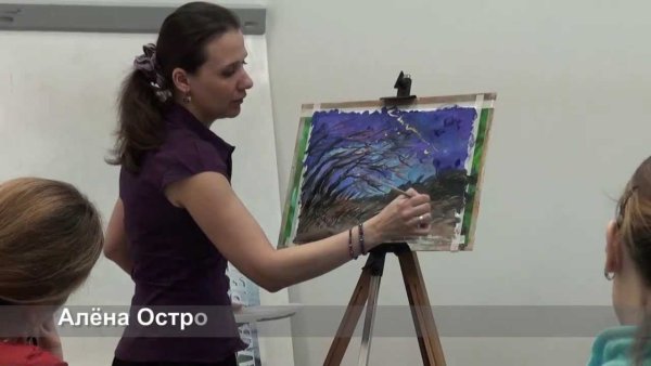 Интуитивная живопись. Художник Алена Островская