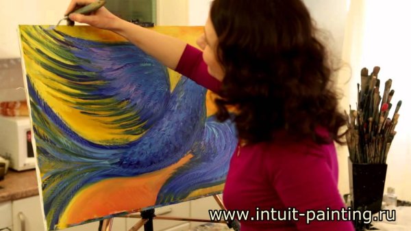 Солнечная (Solar) интуитивная живопись. Художник Алена Островская