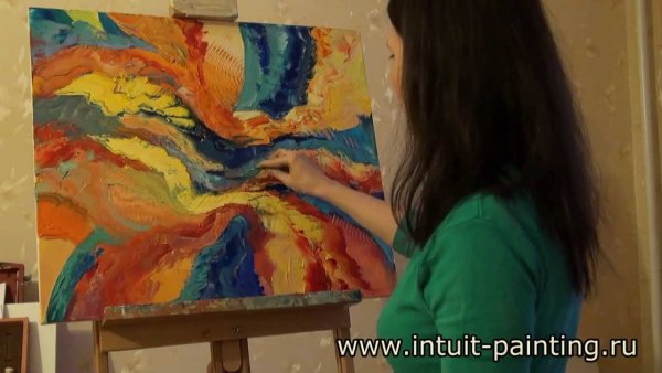 Интуитивная живопись. Художник Алена Островская