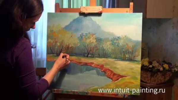 Интуитивная живопись. Художник Алена Островская