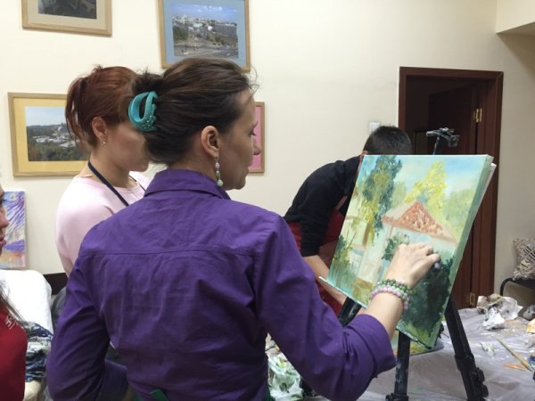 Интуитивная живопись. Художник Алена Островская