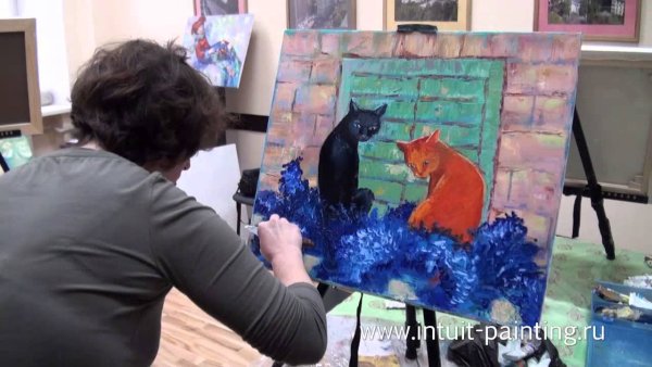 Солнечная (Solar) интуитивная живопись. Художник Алена Островская