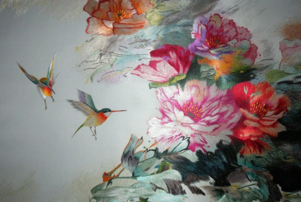 Сучжоуская вышивка древний Китай