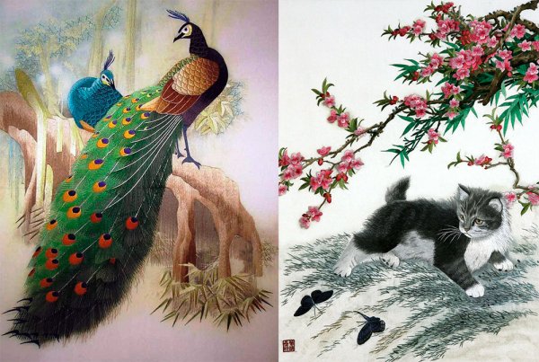 Сычуаньская вышивка шелком