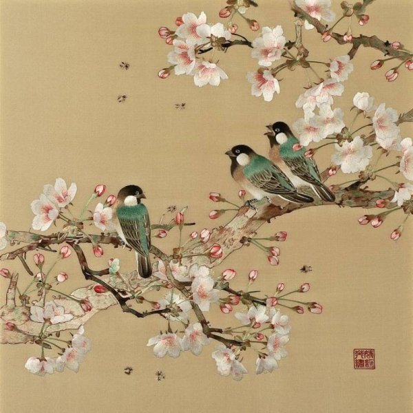 Китайская живопись гунби горы