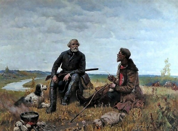 Иван Тургенев на охоте