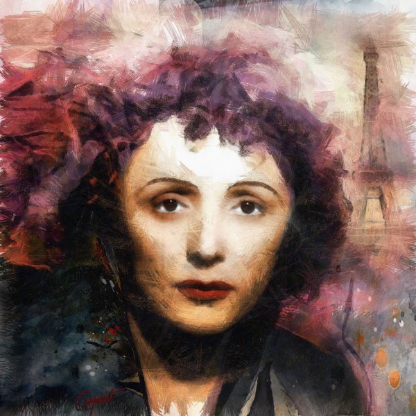 Edith Piaf живопись