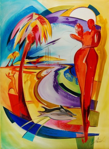 Альфред гакельабстрактные картины