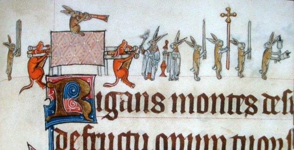 Средневековый заяц с зубами