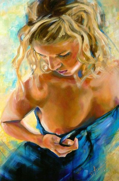 Огюст Ренуар Габриэль с розой