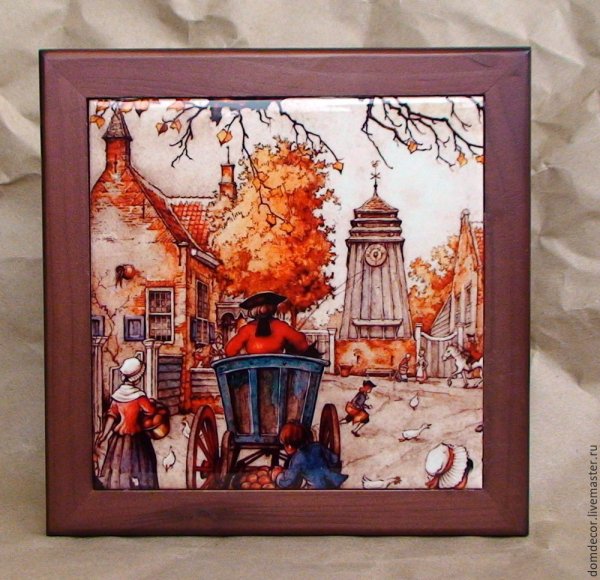 Керамическое панно