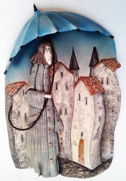 Керамическое панно