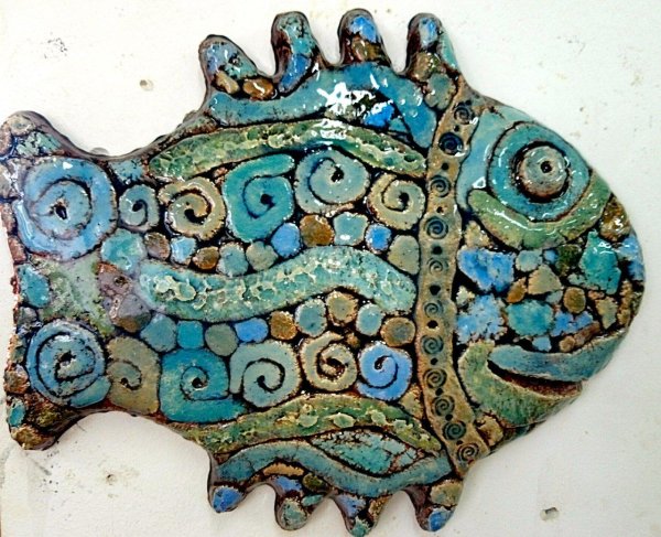 Илья Козлов керамист рыбы