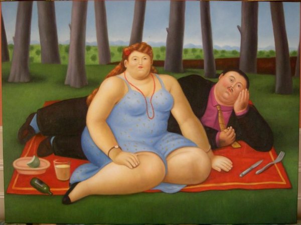 Фернандо Ботеро пикник