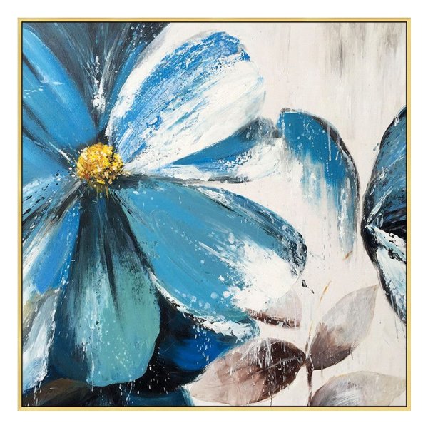 Живопись в голубых тонах