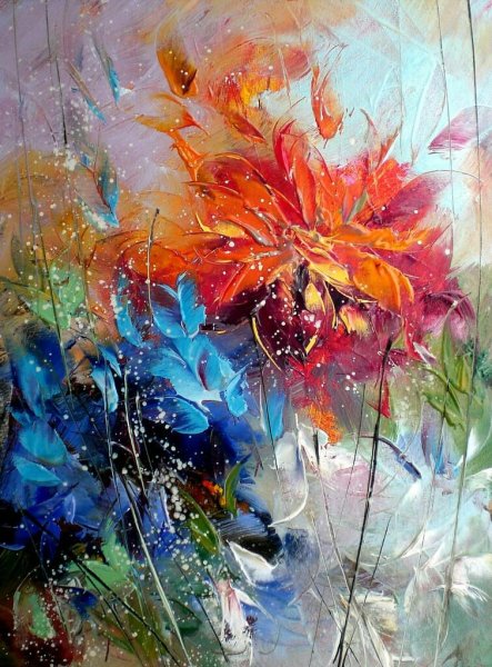 Художник Дарчук Ольга картины цветы