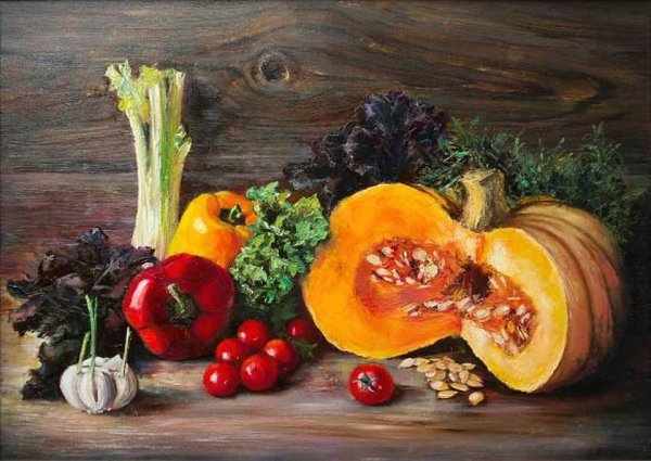 Натюрморты "овощи и фрукты" Хруцкого