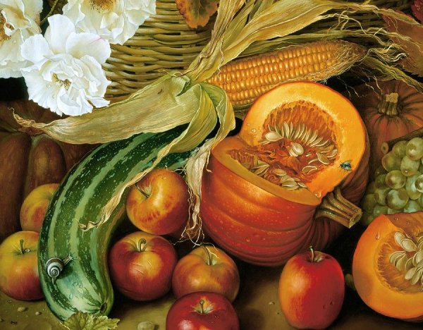 Фрукты и овощи в живописи