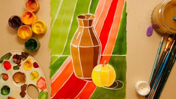 Натюрморт руками ребенка