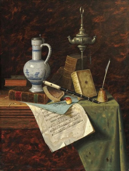 Уильям Харнетт натюрморт