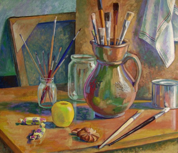 Тематический натюрморт Хамидуллин