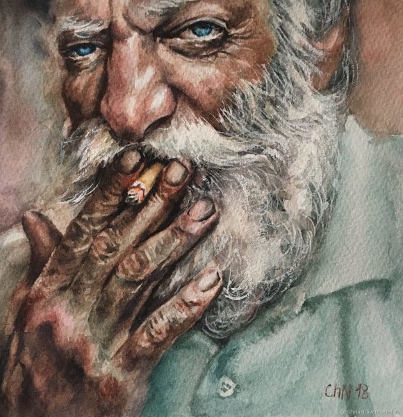 Живопись старик и море