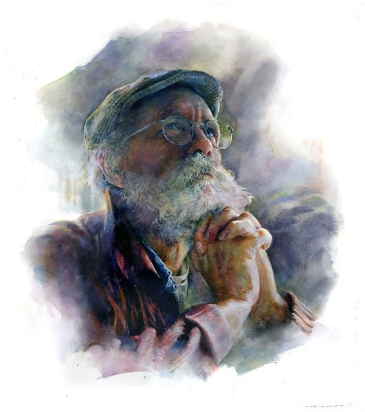 Стэн Миллер портреты акварелью