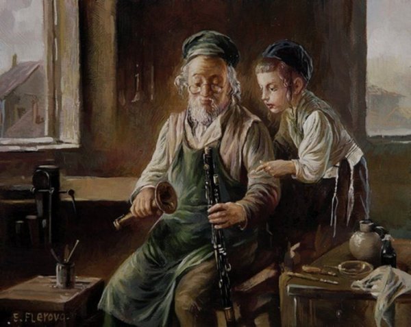 Иудаика картина еврей