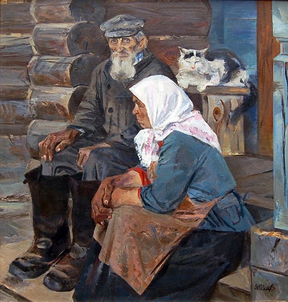 Старики картины художников