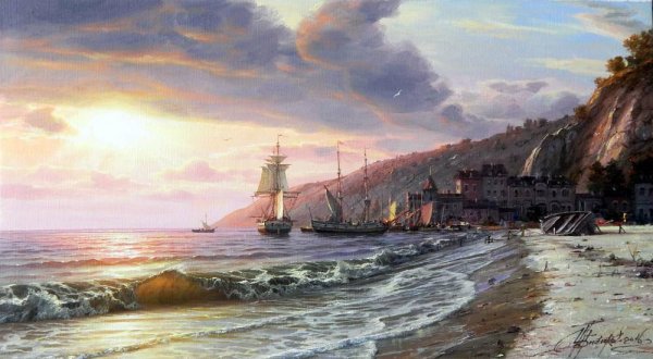 Художник маринист Валерий Черненко