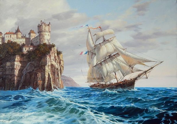 Художник Черненко морской пейзаж