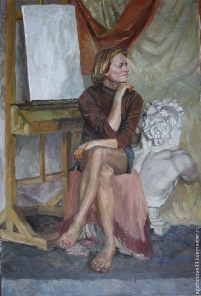 Обнаженка маслом Академическая живопись