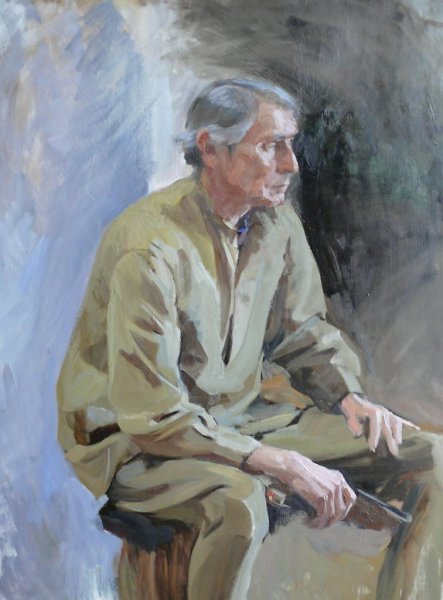 Репин натурщик живопись