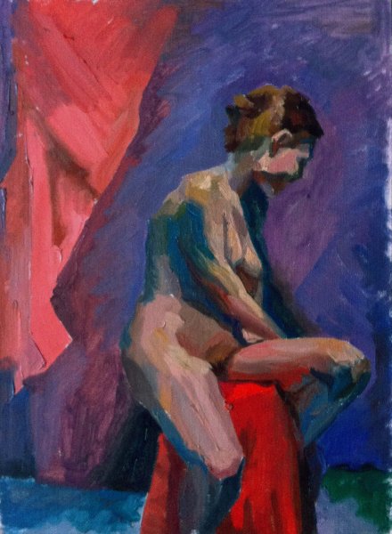 Натурщица портрет Академическая живопись